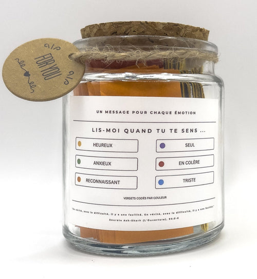 Bocal Coranique avec 96 verserts - Infuse Quran
